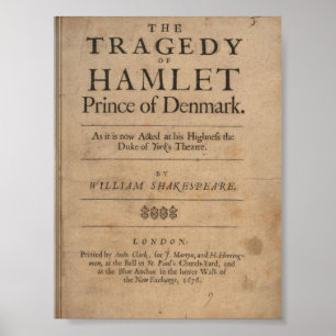 The Tragedy of Hamlet Poster