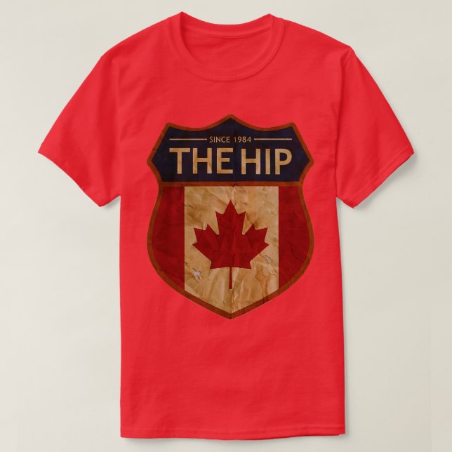 The Tragically Hip Pillow T-Shirt (Design Front)
