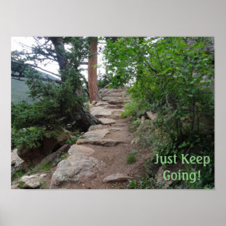 The trail less travelled. poster