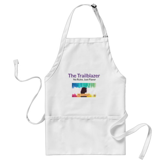 The Trailblazer Apron – “No Rules. Just Flavour.” (Front)