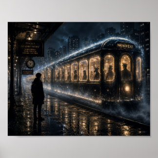 The Train That Only Appears for the Lonely Poster