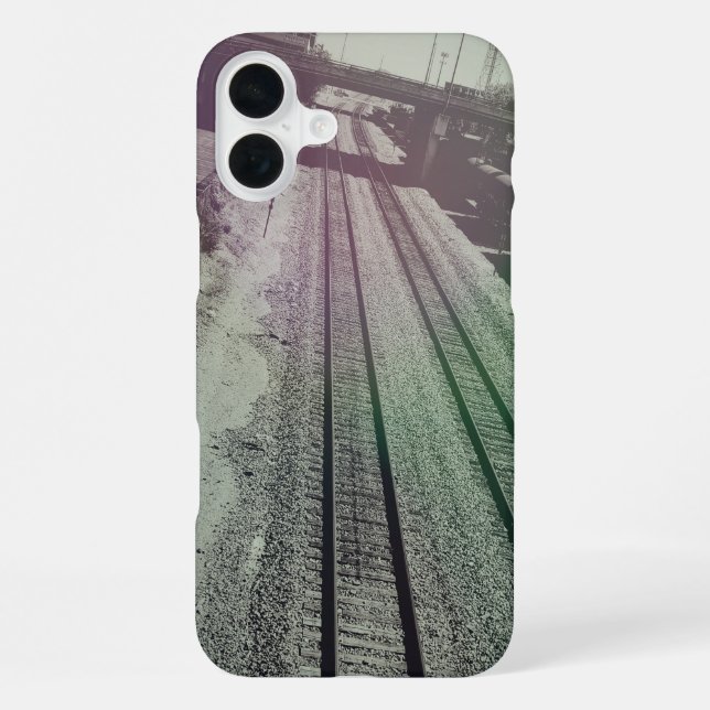 The Train Tracks iPhone Slim-Fit Case (Back)
