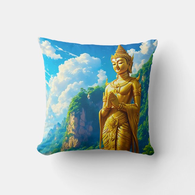The Tranquil Protector Cushion (Front)