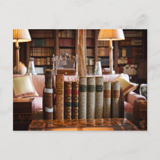 The Tranquillity of the Library Postcard