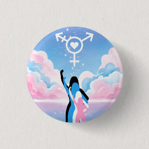 The Trans Signal 3 Cm Round Badge