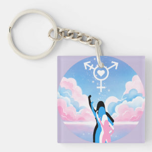 The Trans Signal Key Ring