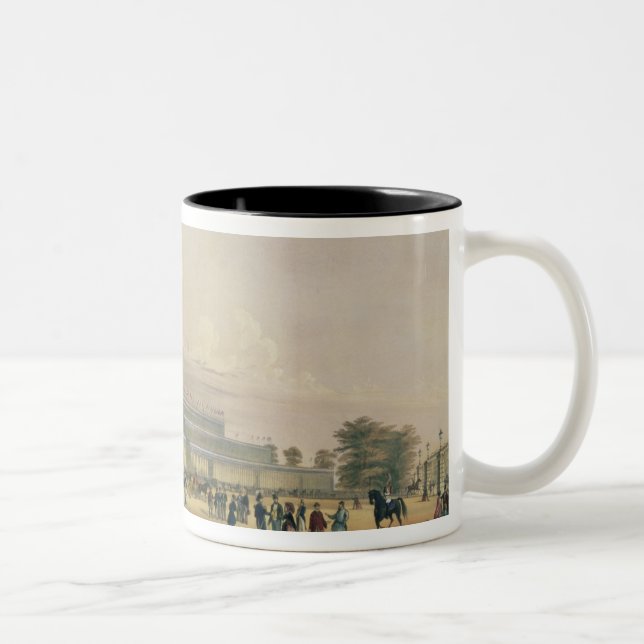 The Transept of the Crystal Palace, from the Princ Two-Tone Coffee Mug (Right)