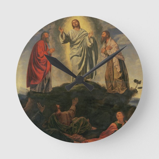 The Transfiguration, c.1527-33 (oil on panel) Round Clock (Front)