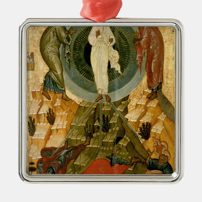 The Transfiguration of Our Lord Metal Tree Decoration (Front)