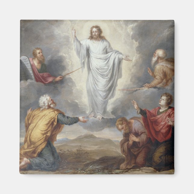 The Transfiguration (oil on copper) Magnet (Front)