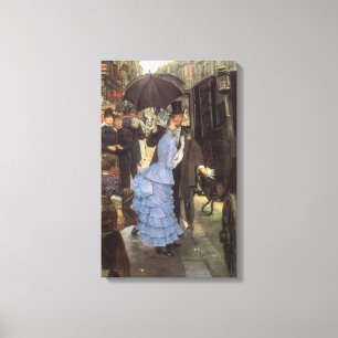 The Traveller (aka Bridesmaid) by James Tissot Canvas Print