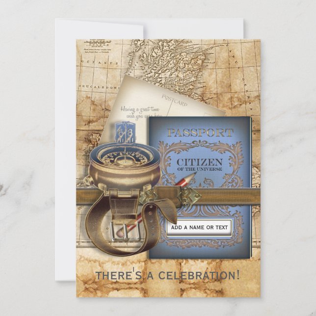 The Traveller Large Party Invitations (Front)