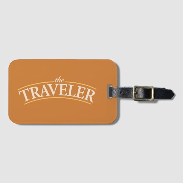 The Traveller Luggage Tag (Front Horizontal)