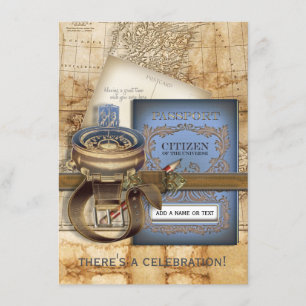 The Traveller Medium Party Invitations