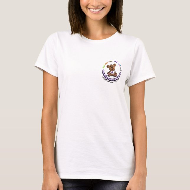 The Travelling Awareness Bears Logo Tshirt (Front)