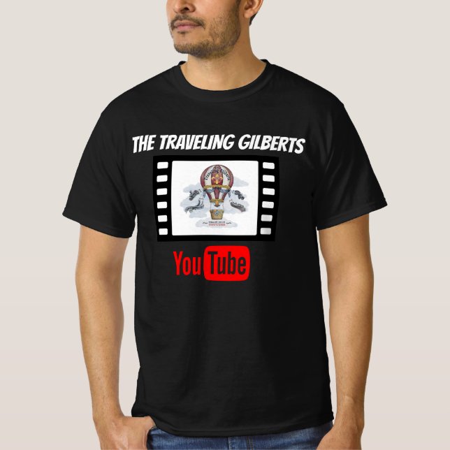 The Travelling Gilberts YOUTUBE T-Shirt (Front)