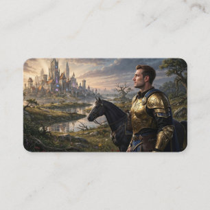 The Travelling Paladin Bookmark Business Card