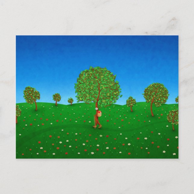 The Travelling Tree Postcard (Front)