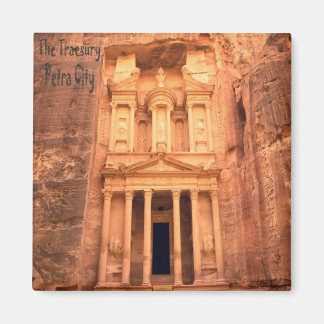 The Treasury Of Petra City Fridge Magnet Souvenir