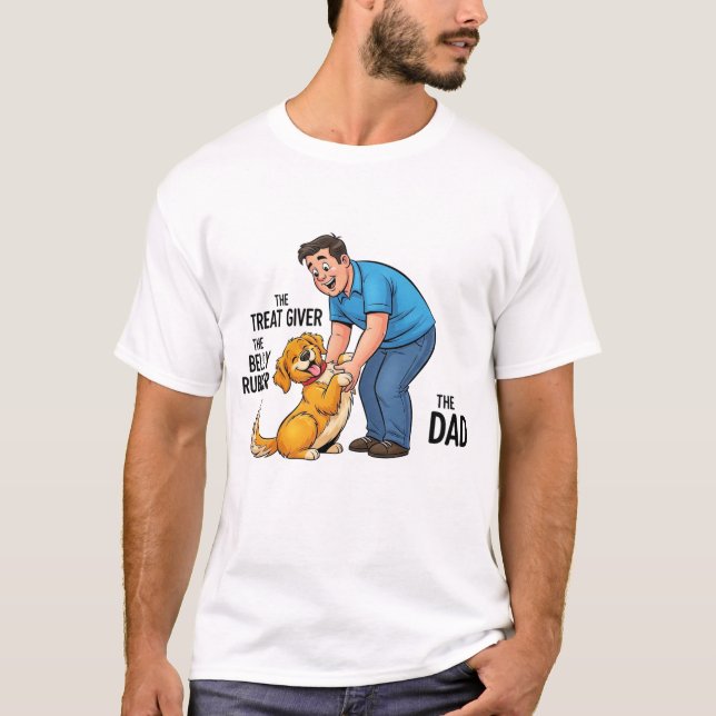 The Treat Giver The Belly Rubber The Dad T-Shirt (Front)