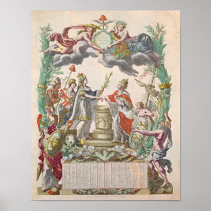 The Treaty of Versailles in 1768 Poster