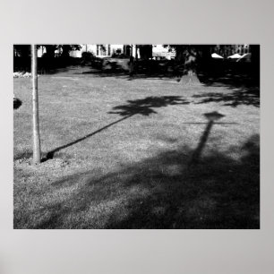 The Tree and the Lamppost were Friends Poster