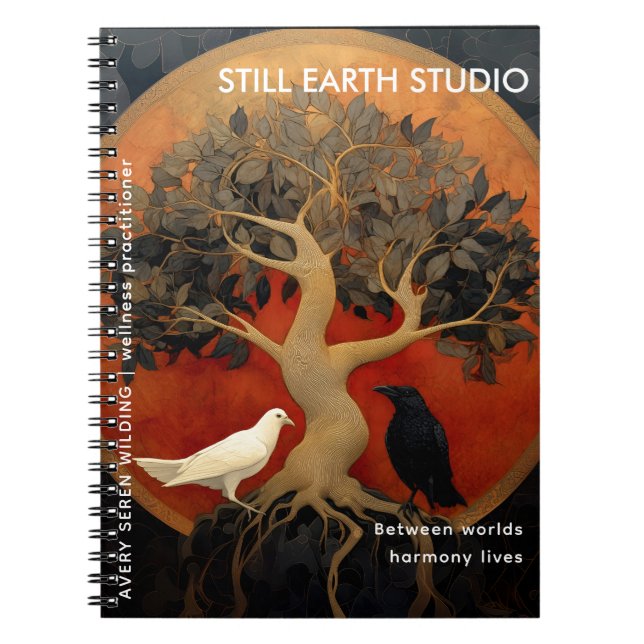The Tree Between Worlds | Tree of Life Designs Notebook (Front)