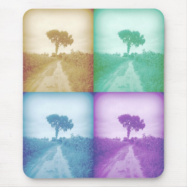 The Tree in Colours Mouse Mat (Front)