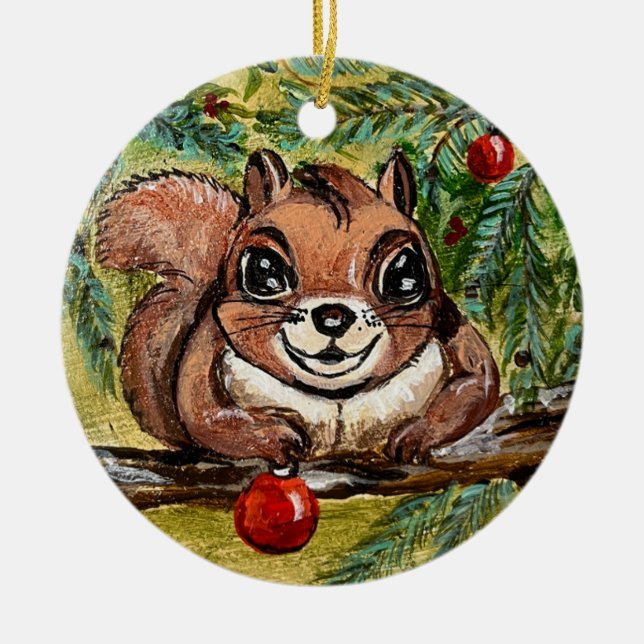 The Tree Looks Great! Ceramic Tree Decoration (Front)