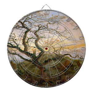 The Tree of Crows (by Caspar David Friedrich) Dartboard