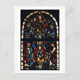 The Tree of Jesse, 13th century (stained glass) Postcard