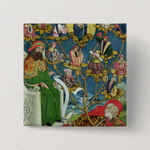 The Tree of Jesse, from the Dome Altar, 1499 15 Cm Square Badge