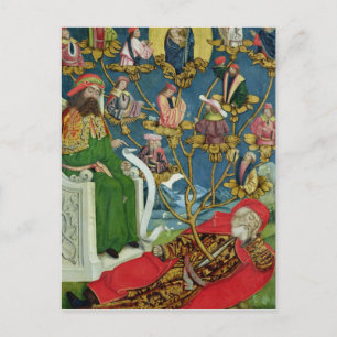 The Tree of Jesse, from the Dome Altar, 1499 Postcard