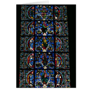 The Tree of Jesse, lancet window in the west facad
