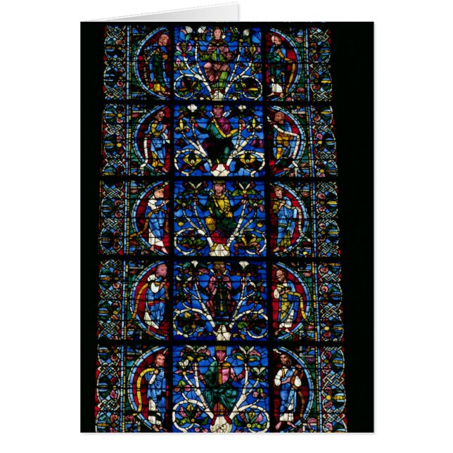 The Tree of Jesse, lancet window in the west facad (Front)