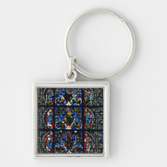 The Tree of Jesse, lancet window in the west facad Key Ring (Front)