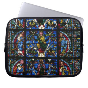 The Tree of Jesse, lancet window in the west facad Laptop Sleeve