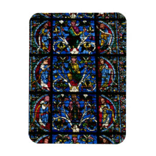 The Tree of Jesse, lancet window in the west facad Magnet