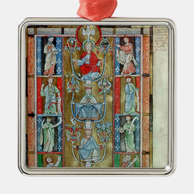 The Tree of Jesse Metal Tree Decoration (Front)