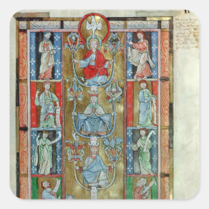 The Tree of Jesse Square Sticker