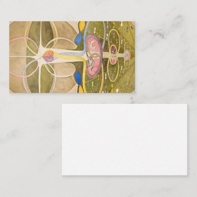 The Tree of Knowledge by Hilma af Klint Business Card (Front/Back)