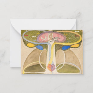 The Tree of Knowledge by Hilma af Klint Card