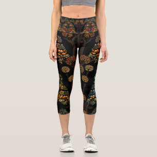 The Tree of Life Capri Leggings. Leggings