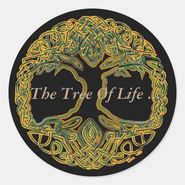 The Tree Of Life Classic Round Sticker (Front)