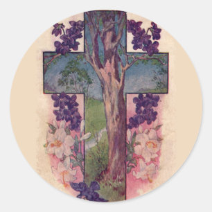 The Tree Of Life Cross Christian Easter Stickers