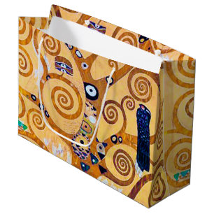 The Tree of Life (detail), Klimt Large Gift Bag