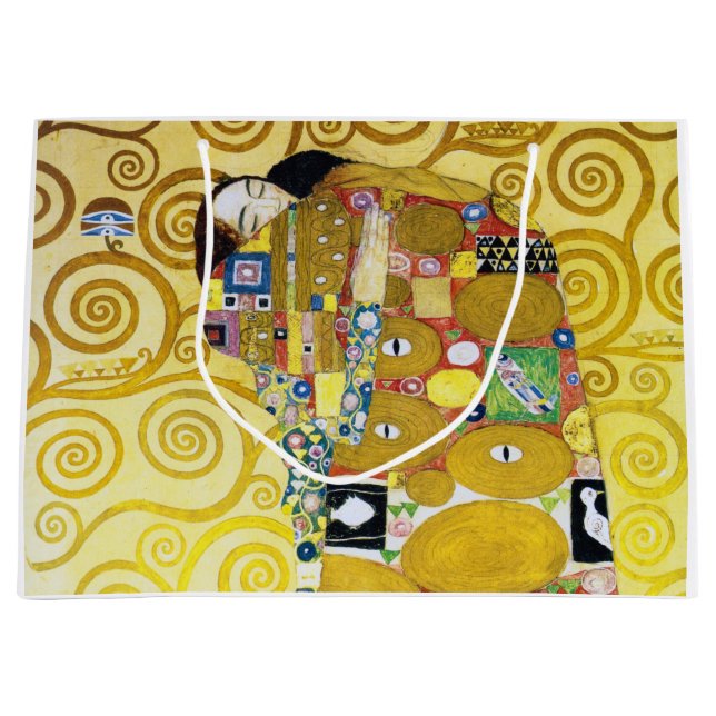 The Tree of Life (detail), Klimt Large Gift Bag (Front)