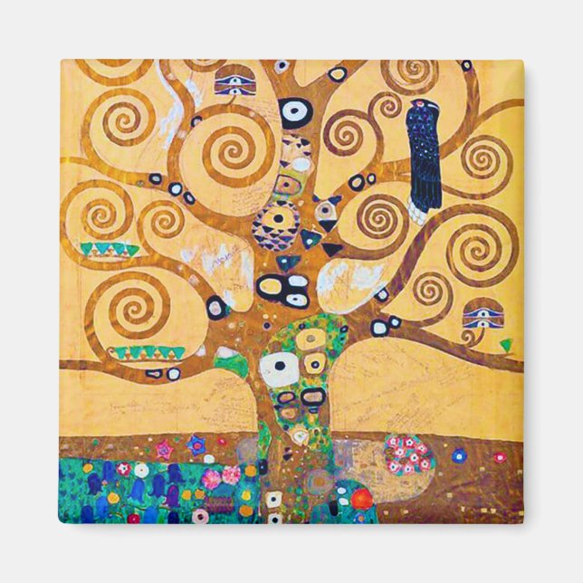The Tree of Life (detail), Klimt Magnet (Front)