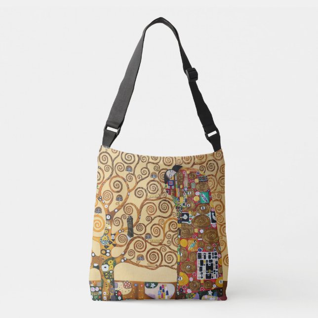 The Tree of Life | Gustav Klimt | Crossbody Bag (Front)
