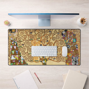 The Tree of Life Gustav Klimt Desk Mat